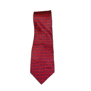 Bert Pulitzer Silk Tie Geometric Pattern Made in USA